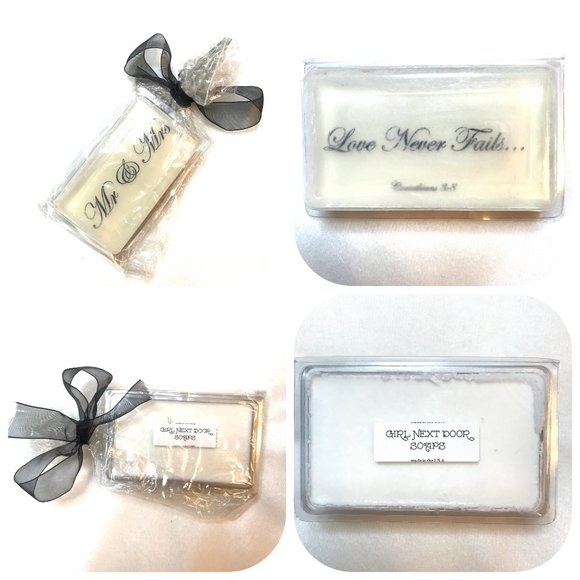 Girl next door Other - New Girl next door Mr & Mrs weddig soap set of 2